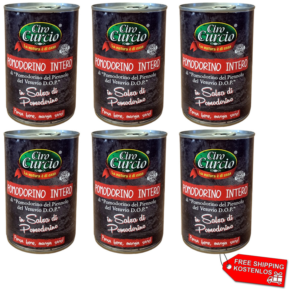 6x Ciro Curcio Pomodorino del Piennolo del Vesuvio DOP 400g