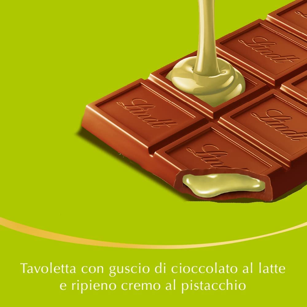 LINDT PISTACHE CHOCOLATE 100G - Chocolate