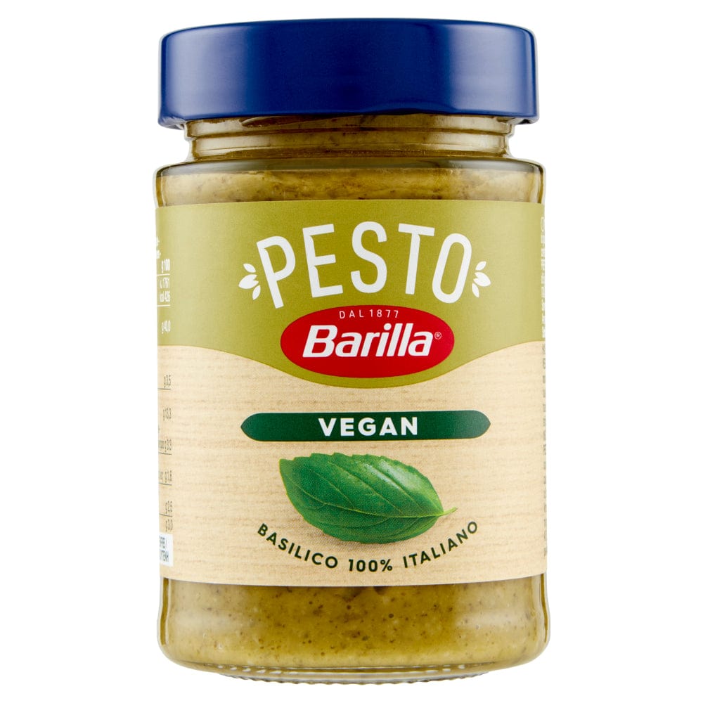 vegan – Pesto Gourmet Basilico 100% al Pesto vegetale Italian (195g) Barilla UK