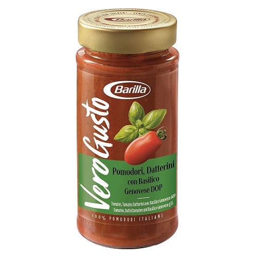 Barilla Vero Gusto Datterini e Basilico Tomato Sauce with