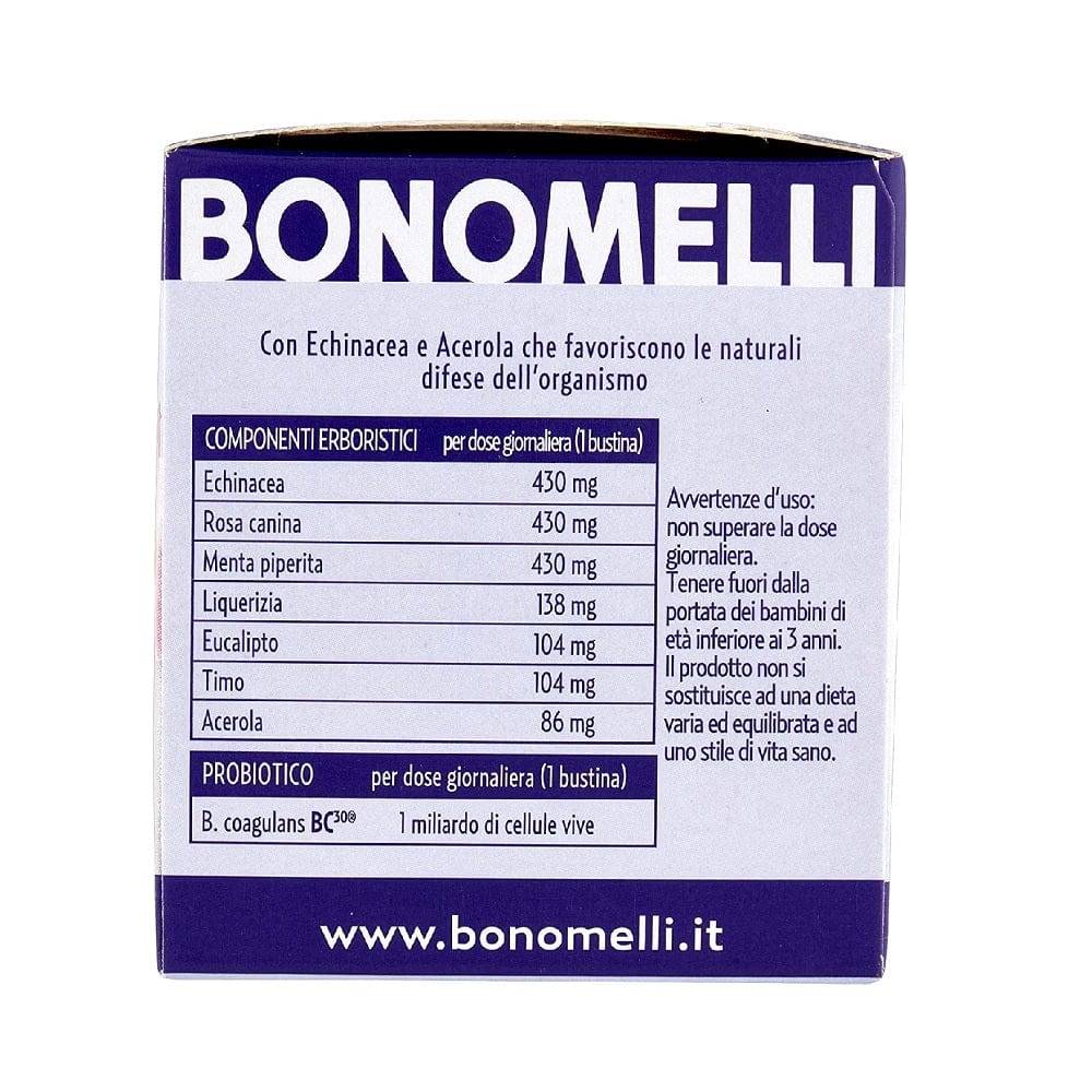 Bonomelli Tisana Probiotica Difese Immunitarie Herbal Tea with Echinac –  Italian Gourmet UK