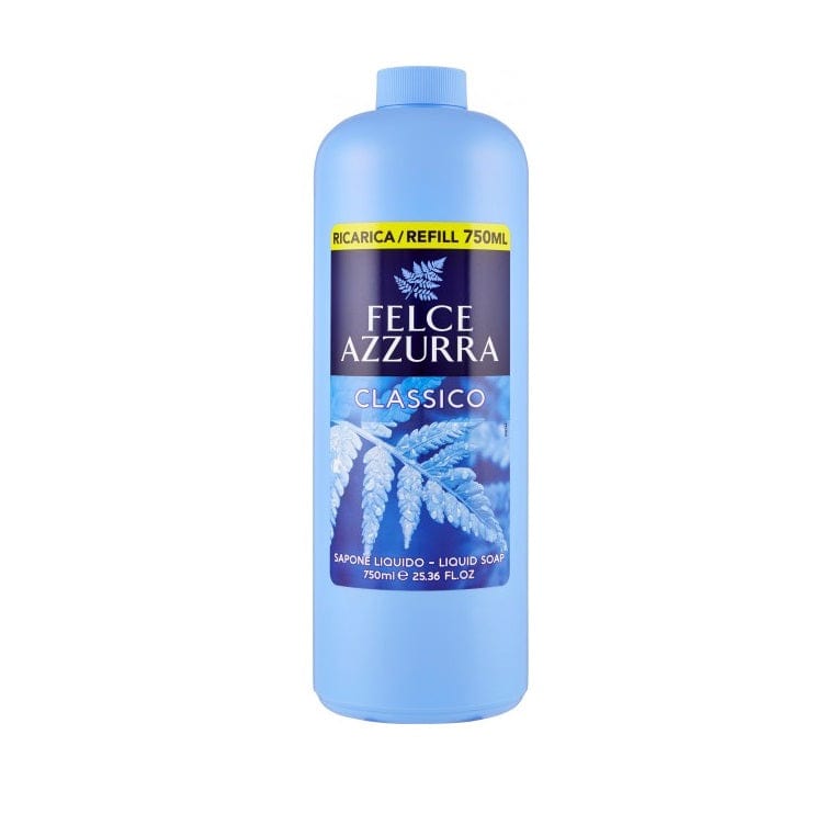 Felce Azzurra Classico Ricarica Sapone Liquido Liquid Soap Refill of s –  Italian Gourmet UK