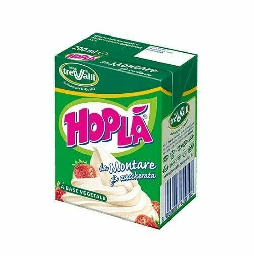 Hoplà Panna da montare per dolci gluten free cream for desserts (200ml – Italian  Gourmet UK