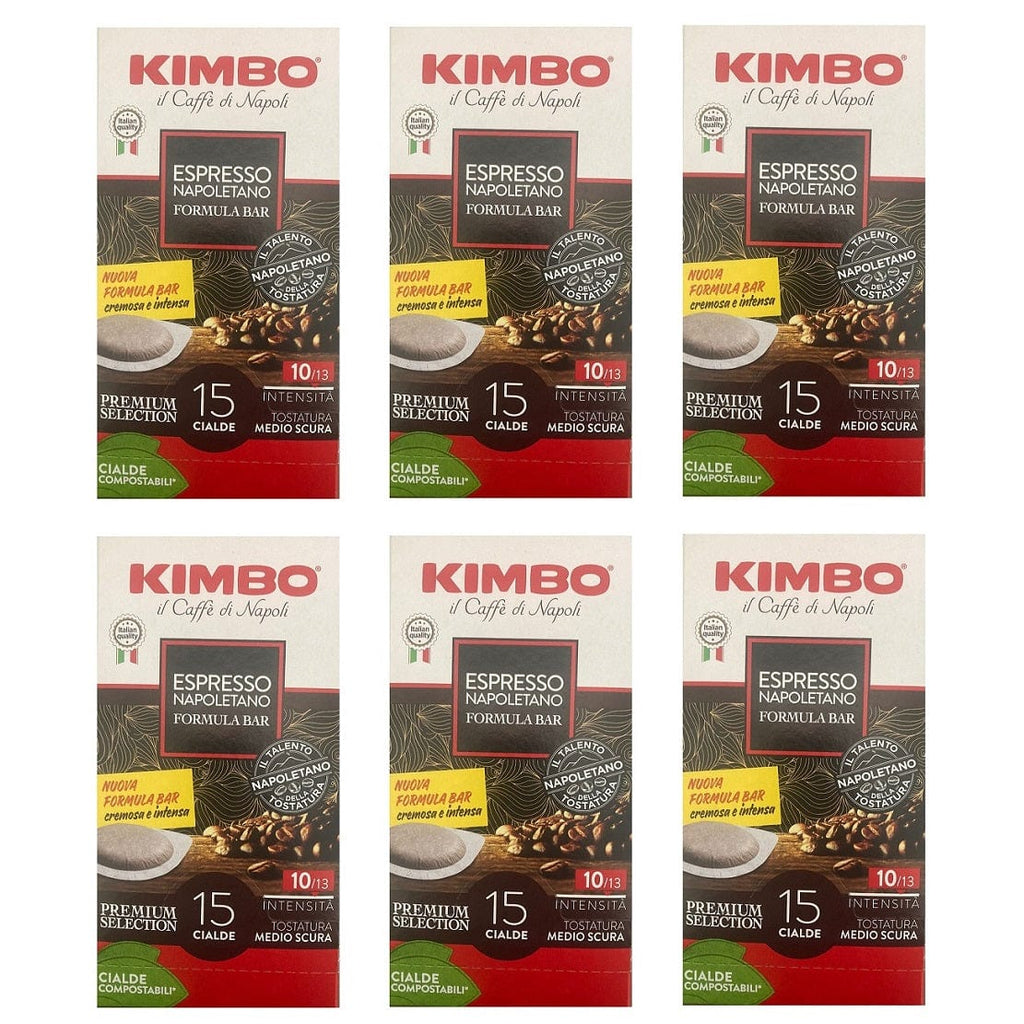 Kimbo Espresso Napoletano Formula Bar Caffè in Cilade 15 Coffee Pods –  Italian Gourmet UK