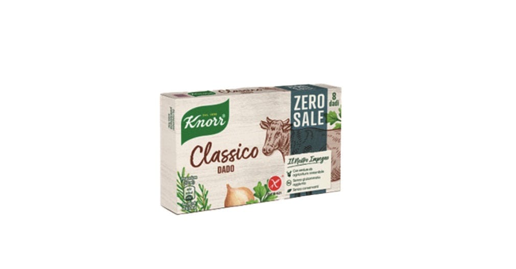 Knorr Dado Classico Zero Sale Soup Cubes Zero Salt 8 Cubes 72g – Italian  Gourmet UK