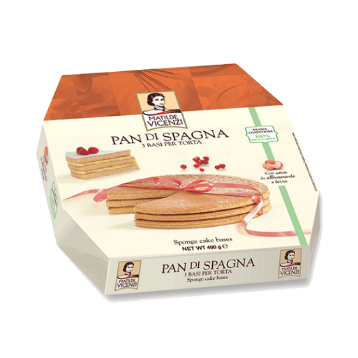 Matilde Vincenzi - Pan di Spagna, 3 Basi per Torta - 400 g