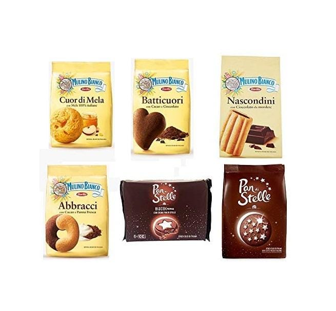 Test package Mulino Bianco Italian biscuits 6 variety – Italian Gourmet UK