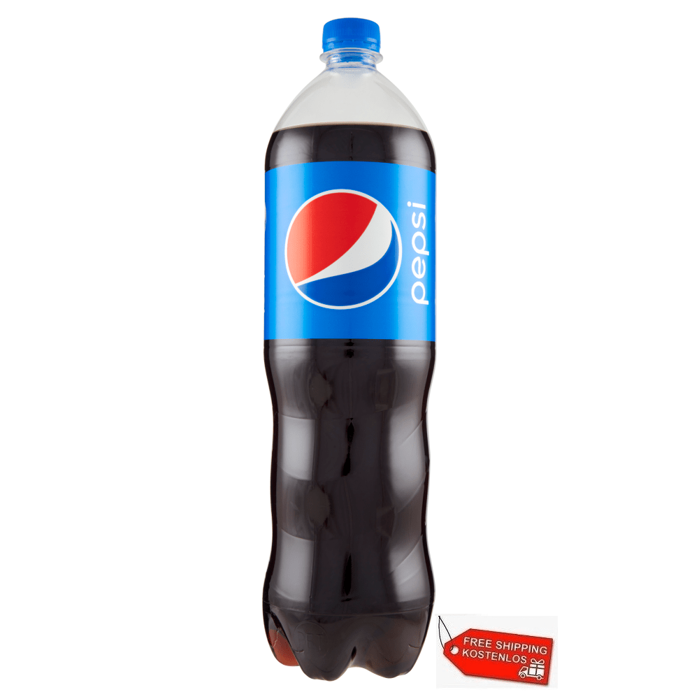 18x Pepsi Cola Original Soft Drink Disposable PET Bottle 1,5Lt 