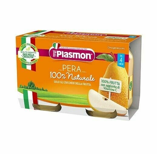 Plasmon Pera homogenized Pear 2x104g – Italian Gourmet UK