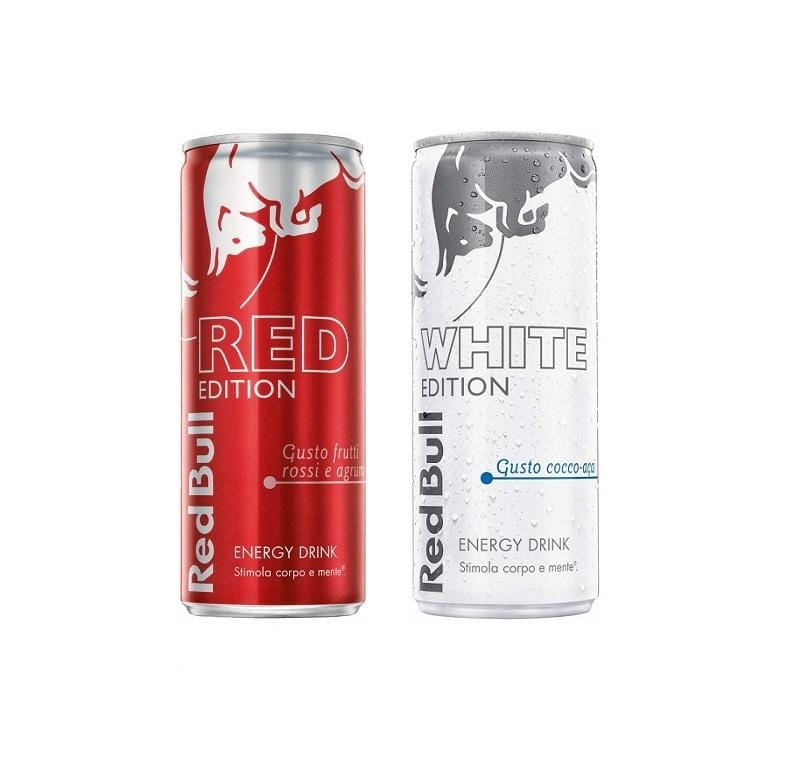 Test pack Red Bull Red & White Edition energy drink 2x250ml