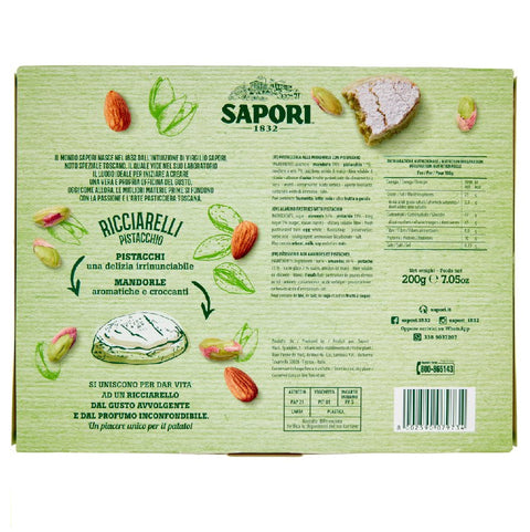 5x Sapori Ricciarelli al pistacchio pistachio sweets 200gr