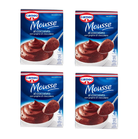 4x Cameo Mousse al cioccolato chocolate mousse mix 98gr