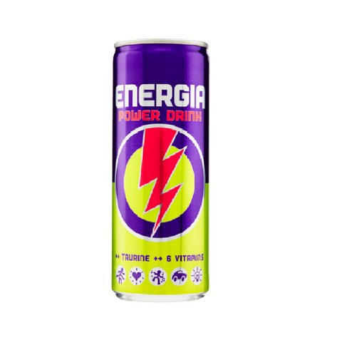 12x Energia Energy Drink 250ml