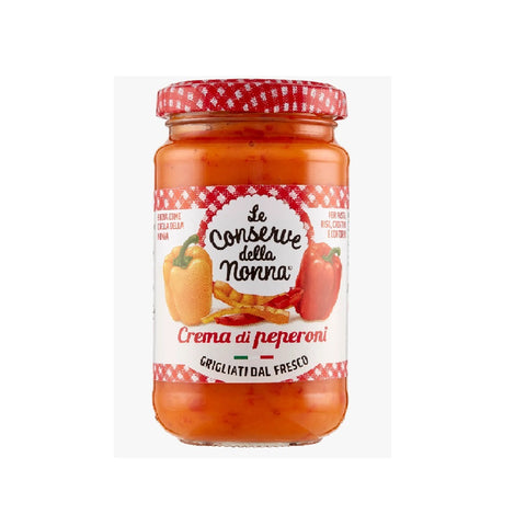 3x Le Conserve della Nonna Crema di peperoni Pepper cream 190gr