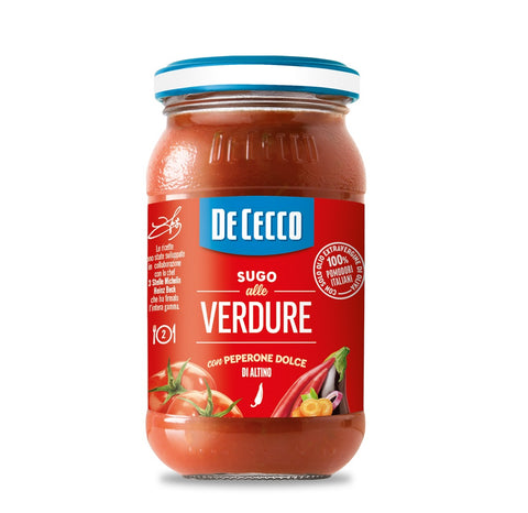 De Cecco sugo alle Verdure ready-made vegetable sauce 200g