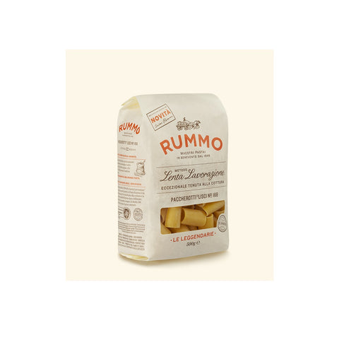 Rummo Paccherotti lisci N°168  Lenta Lavorazione Durum Wheat Semolina Pasta 500g Bronze Drawing