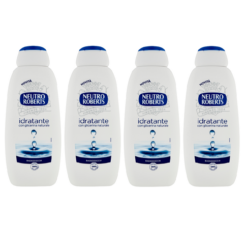 4x Neutro Roberts Bagnodoccia Idratante Moisturizing body wash 450ml