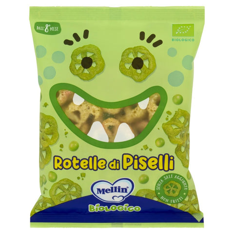 Mellin Rotelle di Piselli pea-based snack 6x20gr