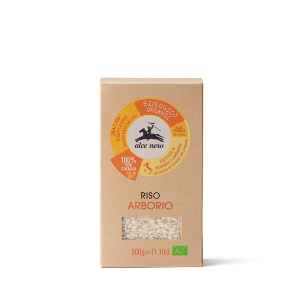 RICE WHOLE ORGANIC RISO INTEGRALE ALCE NERO 500 Gr - Italy Food Shop