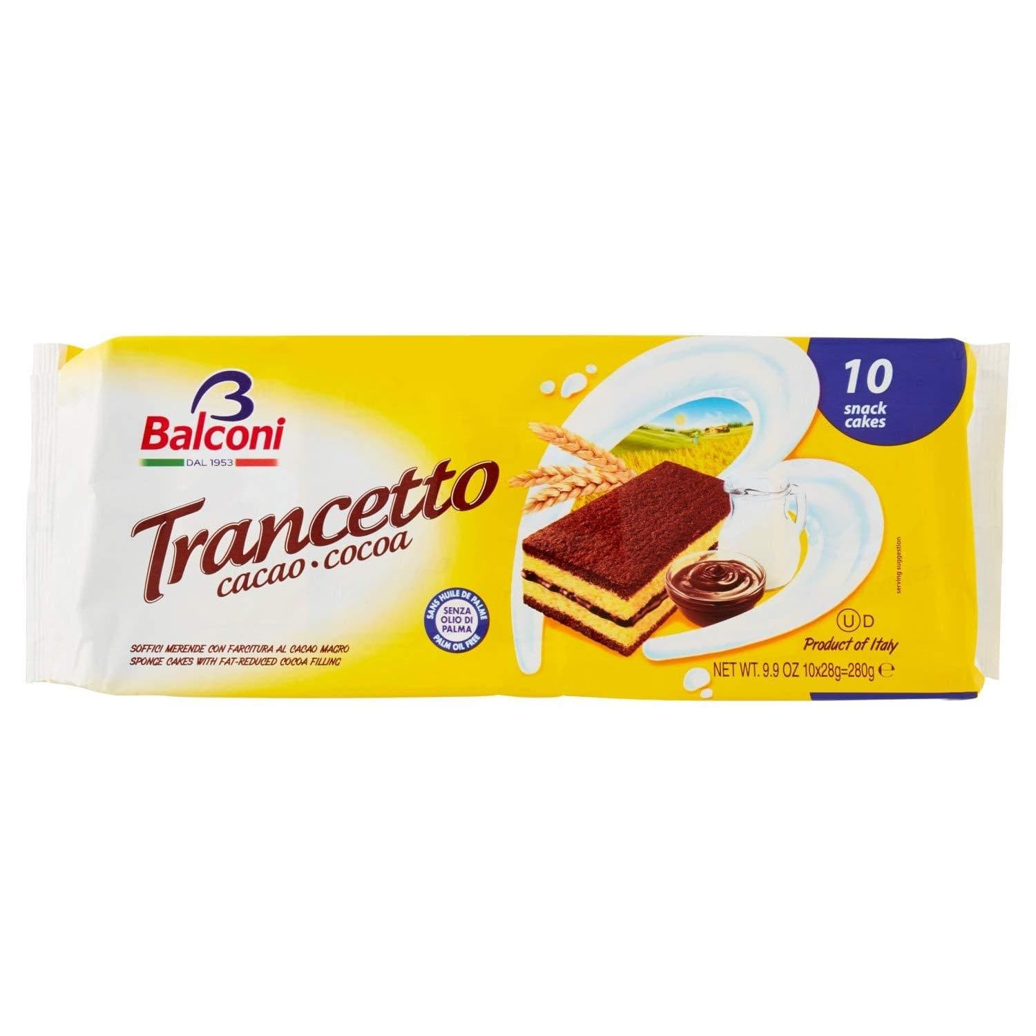 Balconi Trancetto Cocoa 10 Snack Cakes, 2 Packs UAE | Ubuy