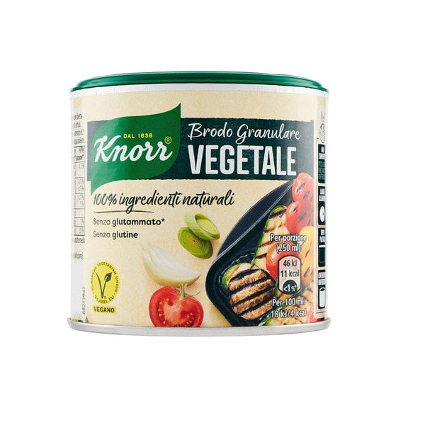 Knorr Brodo Granulare Vegetale 100% Natural Ingredients Granular Broth –  Italian Gourmet UK