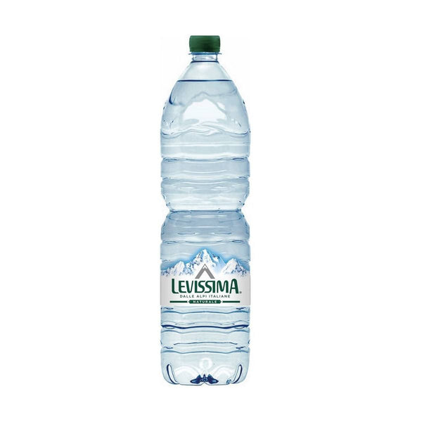 Levissima Acqua Minerale Naturale Natural still water- 6 Bottles x 1.5 L