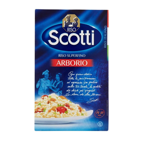 Riso Scotti Arborio per risotti italian rice 1kg – Italian Gourmet UK