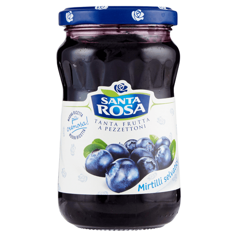 Santa Rosa jam Santa Rosa Mirtilli Selvatici Italian Wild Blueberry Jam 350g